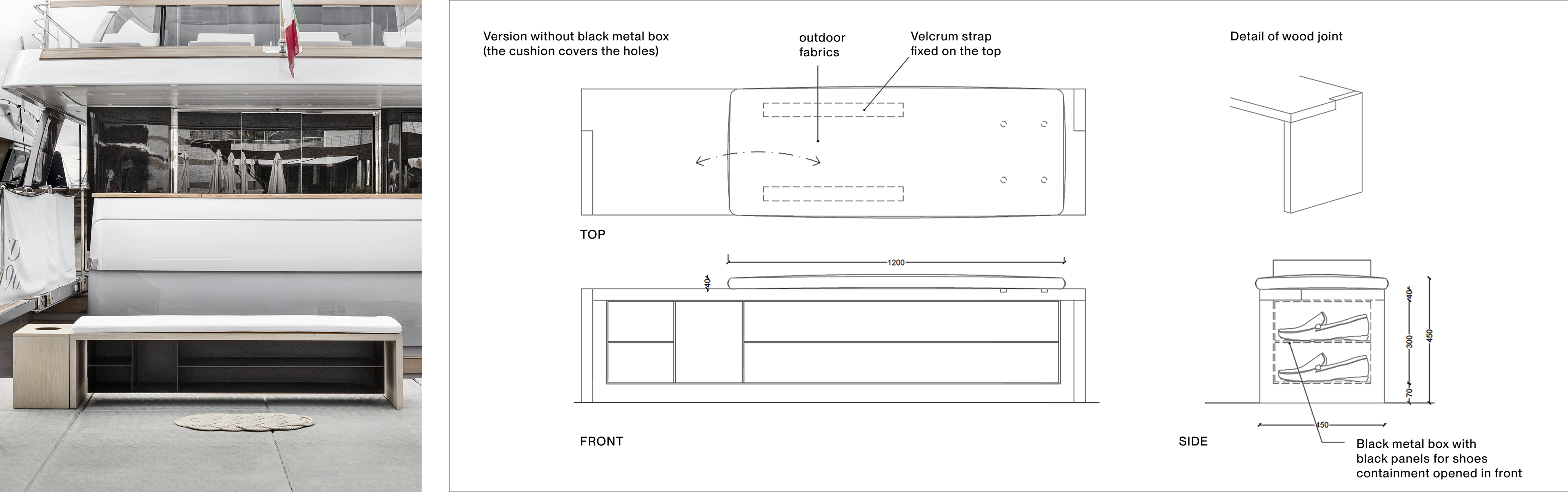 SHOES BENCH 1
